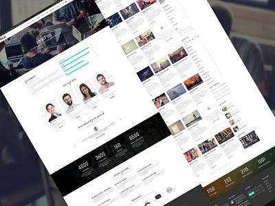 Moki - Multipurpose PSD Template About Us Page agency blog business clean corporate creative ecommerce fashion store landing page minimal multipurpose parallax portfolio psd template retina