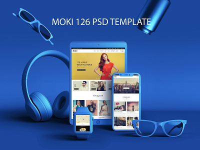 Moki - Multipurpose 126 PSD Template Showcase 113