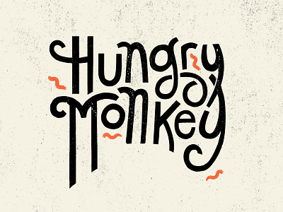 Hungry Monkey - Mercer Bikes design energy gerhard van wyk handfont handjob hungry hungrymonkey illustration mercerbikes monkey photoshop playful typography