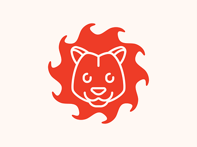 Flame Lion Games Logo & Identity branding design flat foystudio icon identity identitydesign logo logo design logotype minimal vector