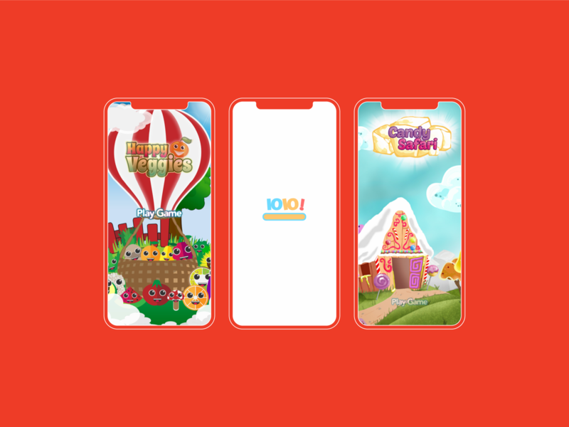 Flame Lion Games Apps app app design application clean colors foystudio illustration minimal mobile uiux