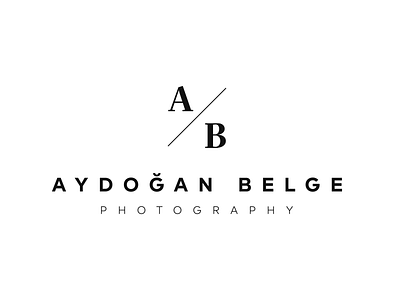Aydogan Belge Photography Logo adobe branding design foystudio icon illustration illustrator logo design logotype minimal photography typography vector