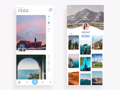 Social media app concept for travellers⚡️