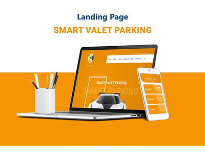 Smart Valet Parking Landing Page android app ios ui uidesign ux