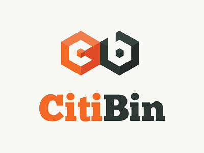 CitiBin bin brand city logo trash