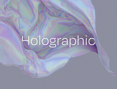 Holographic fabric 3d 3d art 3d artist 3d model design digital digital art holographic illustration texture