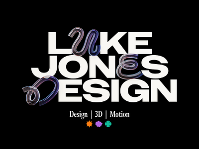LDJ Branding 3d 3d art 3d artist branding concept design digital digital art glass graphic design illustration logo motion graphics ui