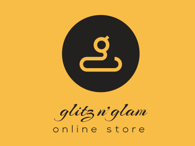 Glitz n' Glam branding design fashion logo