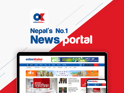 Onlinekhabar New UI design and development