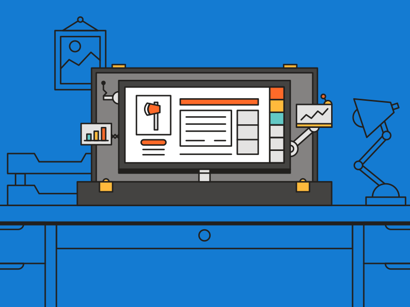 Handshake Video Illustrations animation briefcase bright colorful dangerdom flat fun illustration ipad motion authors motion graphics vector