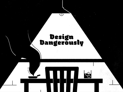 13/52 - Design Dangerously black cigarette crime dangerdom dangerously design dominic flask illustration lighting texture whiskey white