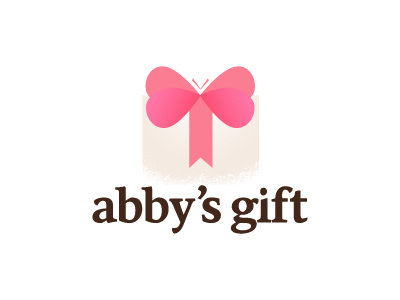 Abby's Gift branding butterfly dangerdom dominic flask identity logo nfp pink present