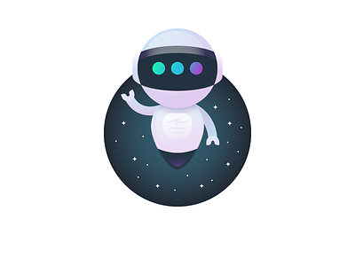 42/52 – Astrobot astro bot brand character dangerdom design dominic flask illustration mascot robot space tech