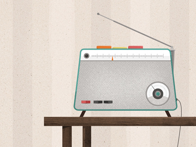 04 - R is for Radio by Dom Flask on Dribbble