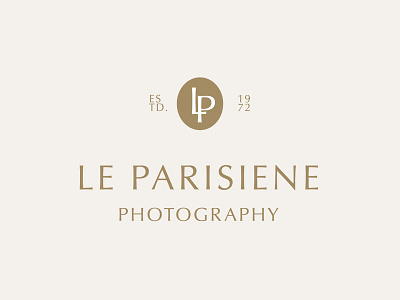 Le Parisiene brand identity branding dailylogochallange logo minimal photography branding photography logo