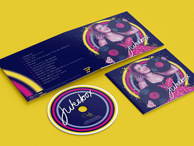 « Jukebox » - Album artwork album artwork album cover design design drawing illustration pastel portrait portrait art