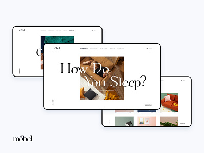 möbel UI/UX website concept exploration (Desktop)