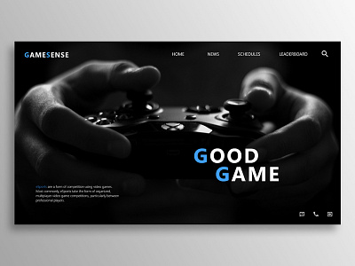 GameSense UI Design design game app games indonesia ui uidesign ux web deisgn website design