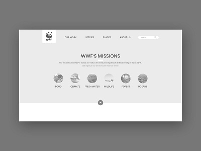 WWF UI Re-Design app design branding design indonesia ui uidesign ux web deisgn website design wwf