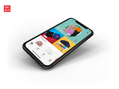 Uniqlo App UI Concept aplication design app app design branding design flatdesign icon indonesia ui uidesign ux web deisgn website design