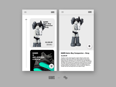 KAWS Half Face Sticker Set by Boris Garic🎨 on Dribbble