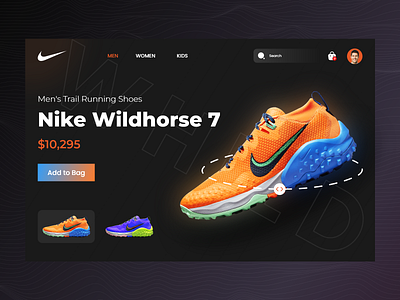 Nike air promo page by Dmitriy Gladenko on Dribbble