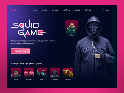 Squid Game Website