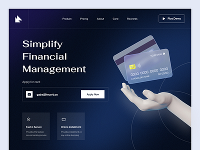 Banking Landing Page