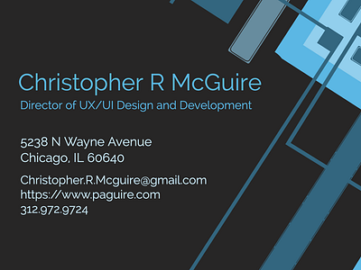 Business Card  Back