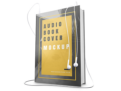 Audiobook Cover Mockup Template audiobook audiobook cover mockup book mockup mediamodifier mockup mockup generator online mockups photoshop psd mockup