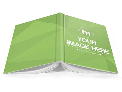 Open Book Cover PSD Mockup