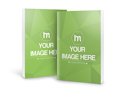 Paperback Book Front And Back Cover Mockup