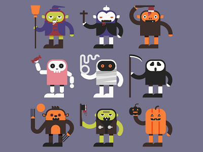 Halloween characters