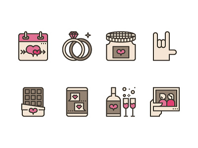 Valentines Icons