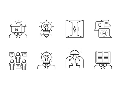 Creative learning icons