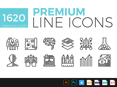 Becris Premium Line Icons app becris business concept design finance health icon line money ui web