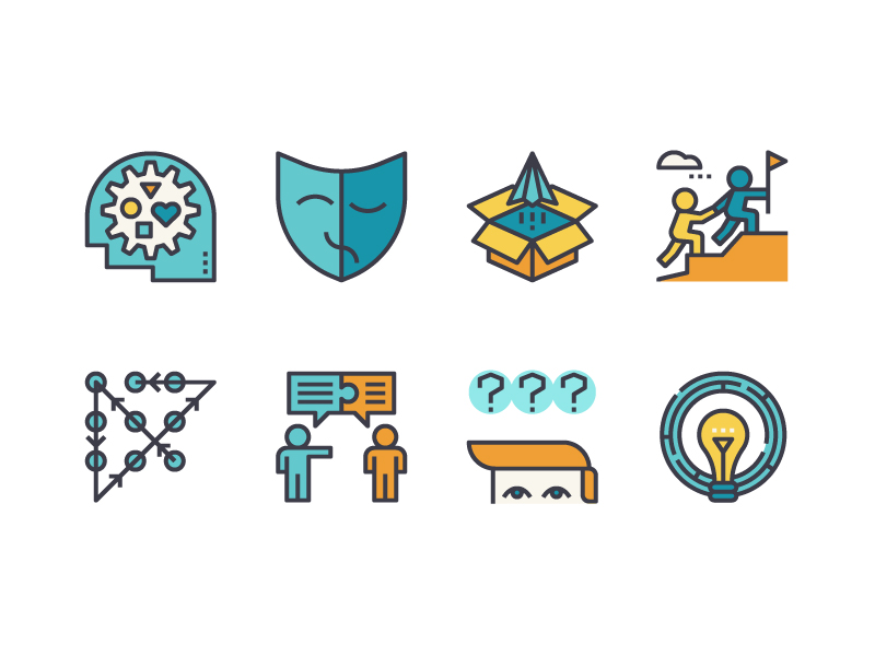 Life skills icons by Becris on Dribbble