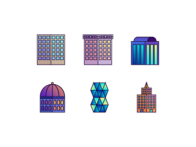 Building icons