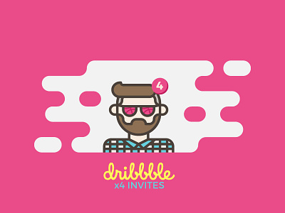 4x Dribbble invites