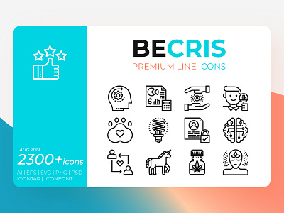 Becris Premium Line Icons