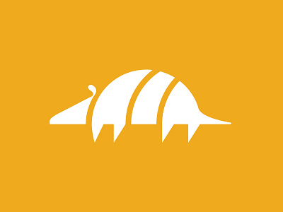 Armadillo armadillo illustration logo