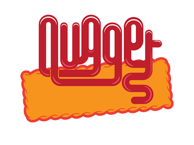 Nugget logo apparell designlogo food logo