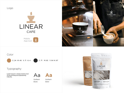 Logo Work - Linear Cafe