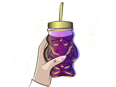 Mug gif illustration