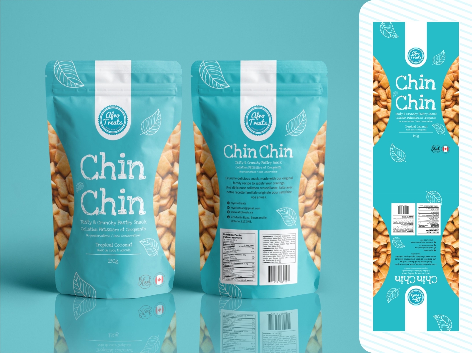 Branding & Packaging Design for Chin Chin by Ali Haider on Dribbble