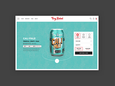 Tiny Rebel Craft Beer Concept