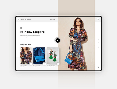 The Fashion Store clean ecommerce fashion modern store ui ui design uiux ux webdesign