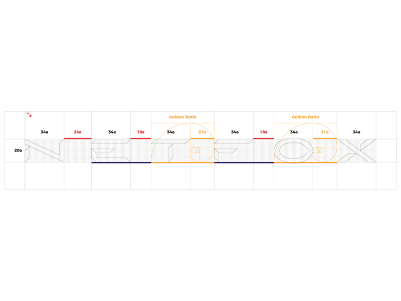 NETFOX - Logo construction branding logo visual identity