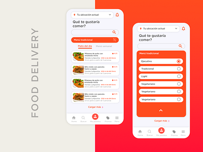 MiVianda Food Delivery app design food app ux