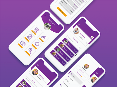 App Design for vets app app design app designer design illustration ux veterinarian